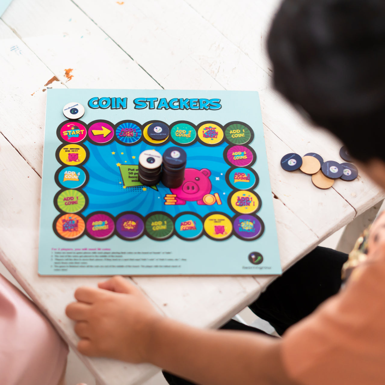 Coin Stacker Board Game