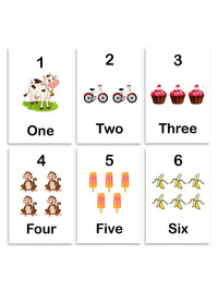 Thumbnail for ilearnngrow Baby's First Numbers Flash Cards