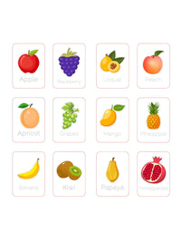 Thumbnail for Ilearnngrow Baby's First Fruits Flash Cards