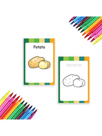 Thumbnail for Baby's First Vegetables Flash Cards