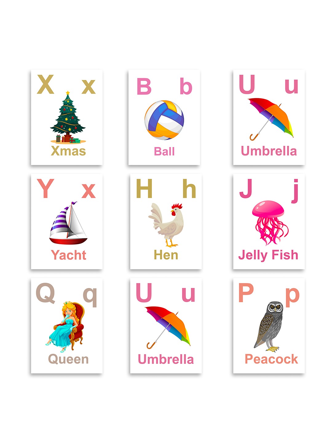 Baby's Alphabets and Numbers Flash Cards