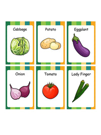 Thumbnail for ilearnngrow Baby's First Vegetables Flash Cards