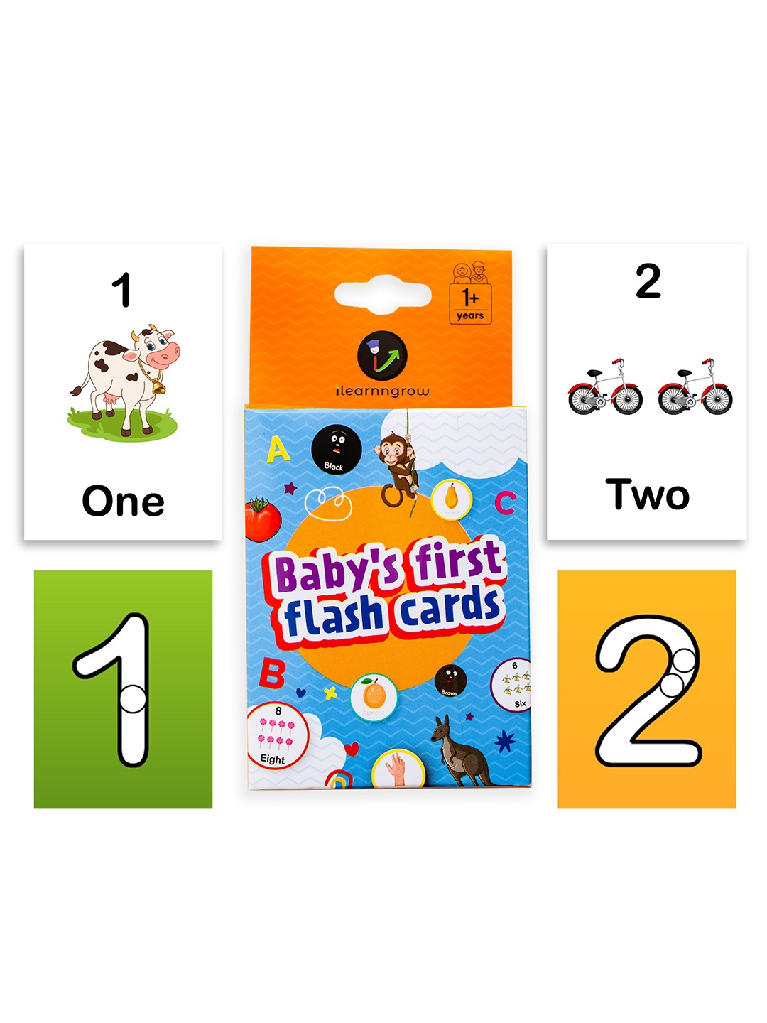 ilearnngrow Baby's First Numbers Flash Cards