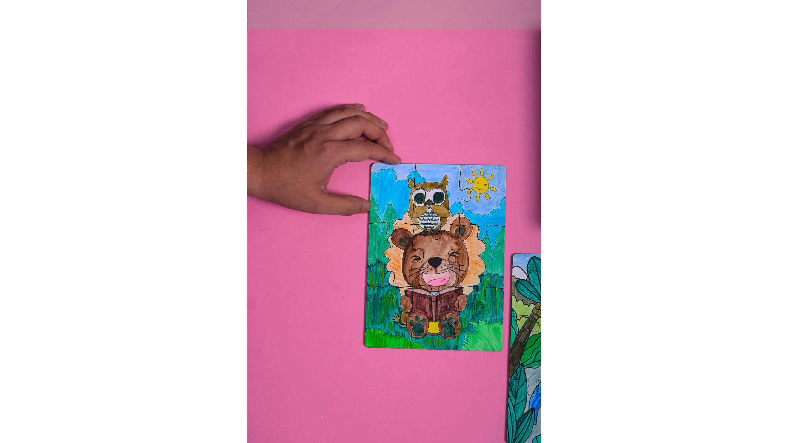 Teeny Tiny DIY Puzzle – Set of Two | Multi-Craft Kit for Kids | iLearnNGrow