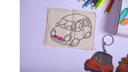 Teeny Tiny DIY Fridge Magnet – Transport Theme | Paint & Decorate Kit for Kids | iLearnNGrow