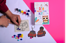 Teeny Tiny DIY Fridge Magnet – Transport Theme | Paint & Decorate Kit for Kids | iLearnNGrow