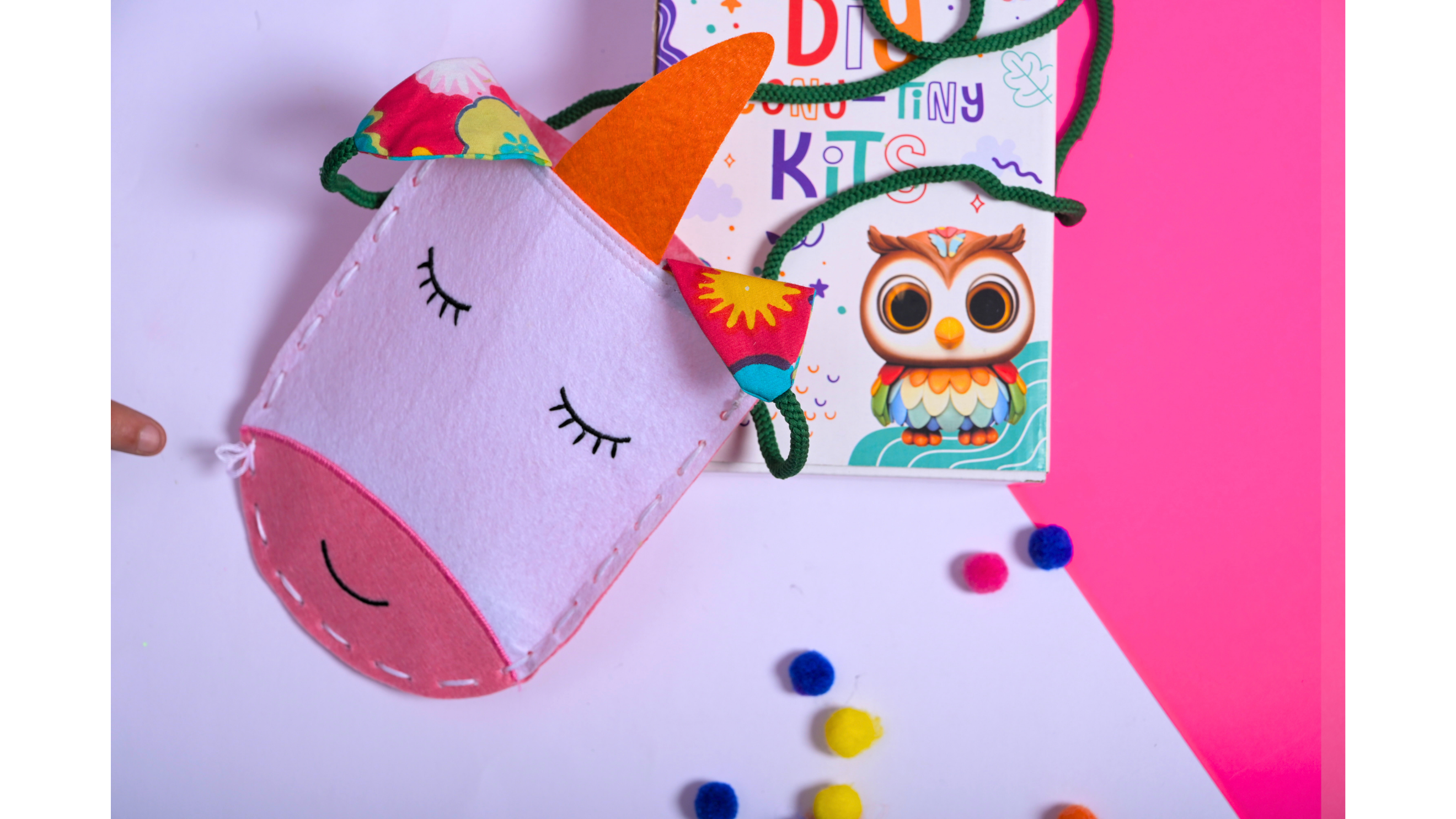 Teeny Tiny DIY Sew Your Own Unicorn Bag | Stitch & Create Kit for Kids | iLearnNGrow