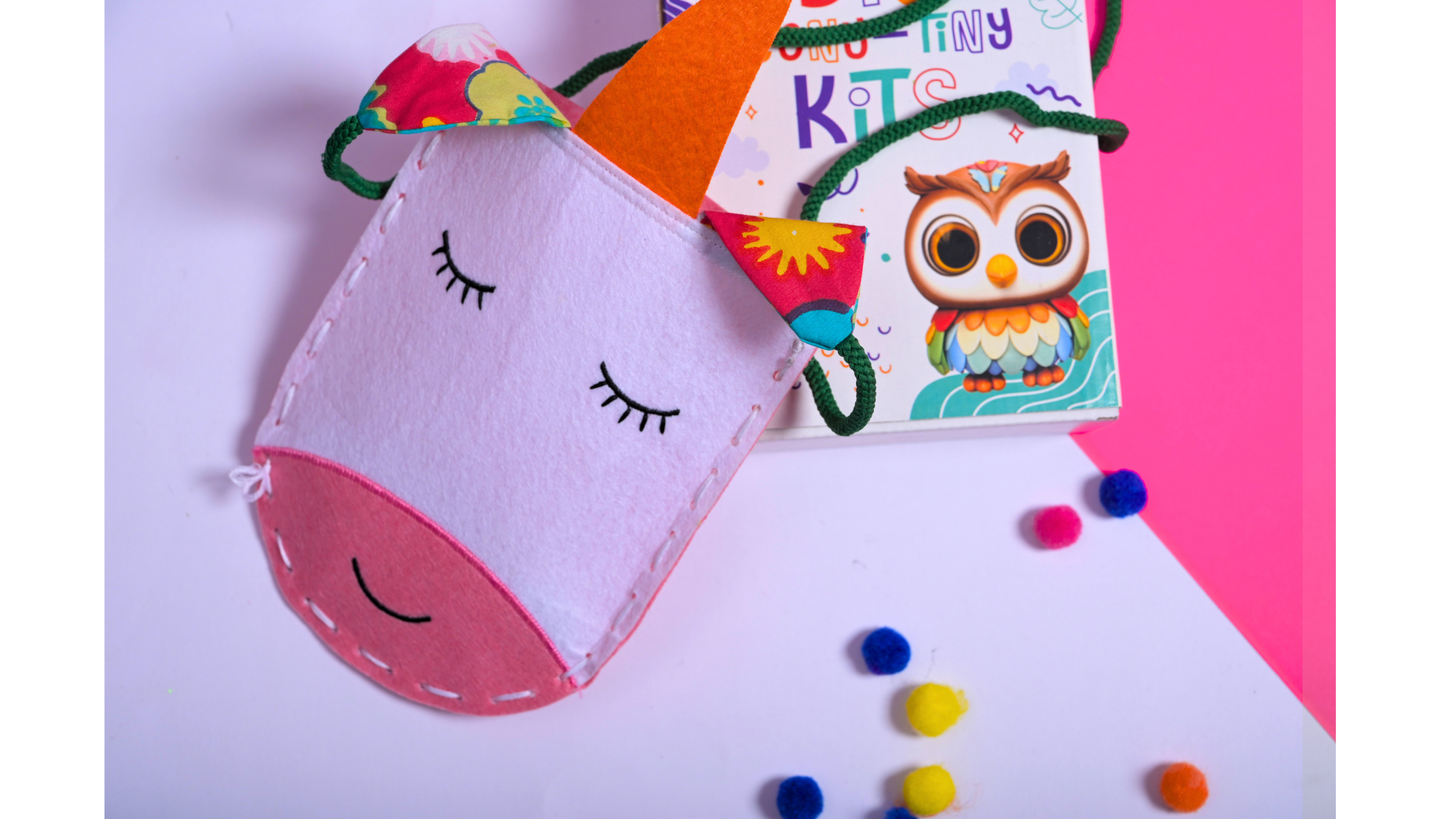 Teeny Tiny DIY Sew Your Own Unicorn Bag | Stitch & Create Kit for Kids | iLearnNGrow