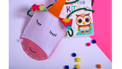 Teeny Tiny DIY Sew Your Own Unicorn Bag | Stitch & Create Kit for Kids | iLearnNGrow