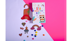 Teeny Tiny DIY Unicorn Name Plate & Door Knob Kit – Room Décor Craft Set for Kids | iLearnNGrow