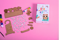 Teeny Tiny Superhero DIY Name Plate & Door Knob Kit – Room Décor Craft for Kids | iLearnNGrow
