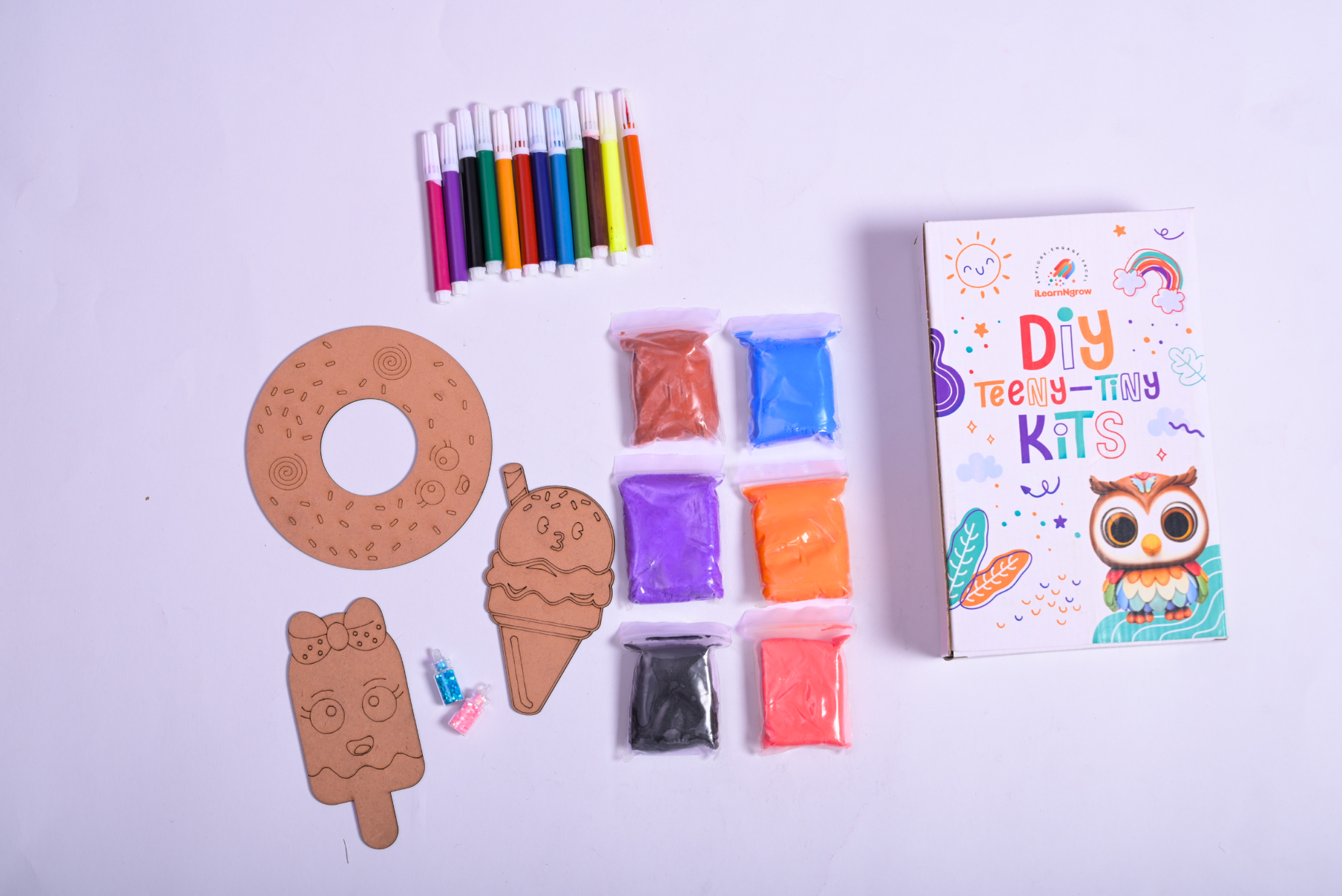 Teeny Tiny DIY Dessert Craft Kit – Paint & Decorate Sweet Treat Shapes | iLearnNGrow