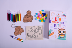 Teeny Tiny DIY Car Painting Kit – 3-in-1 Vehicle Craft Set for Kids | iLearnNGrow