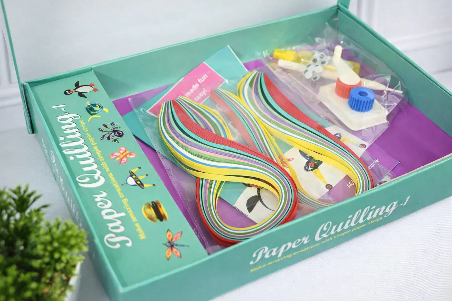 iLearnNGrow Mini Quilling Kit – Creative DIY Paper Quilling Set for Kids - ilearnngrow Learning Solutions Pvt Ltd