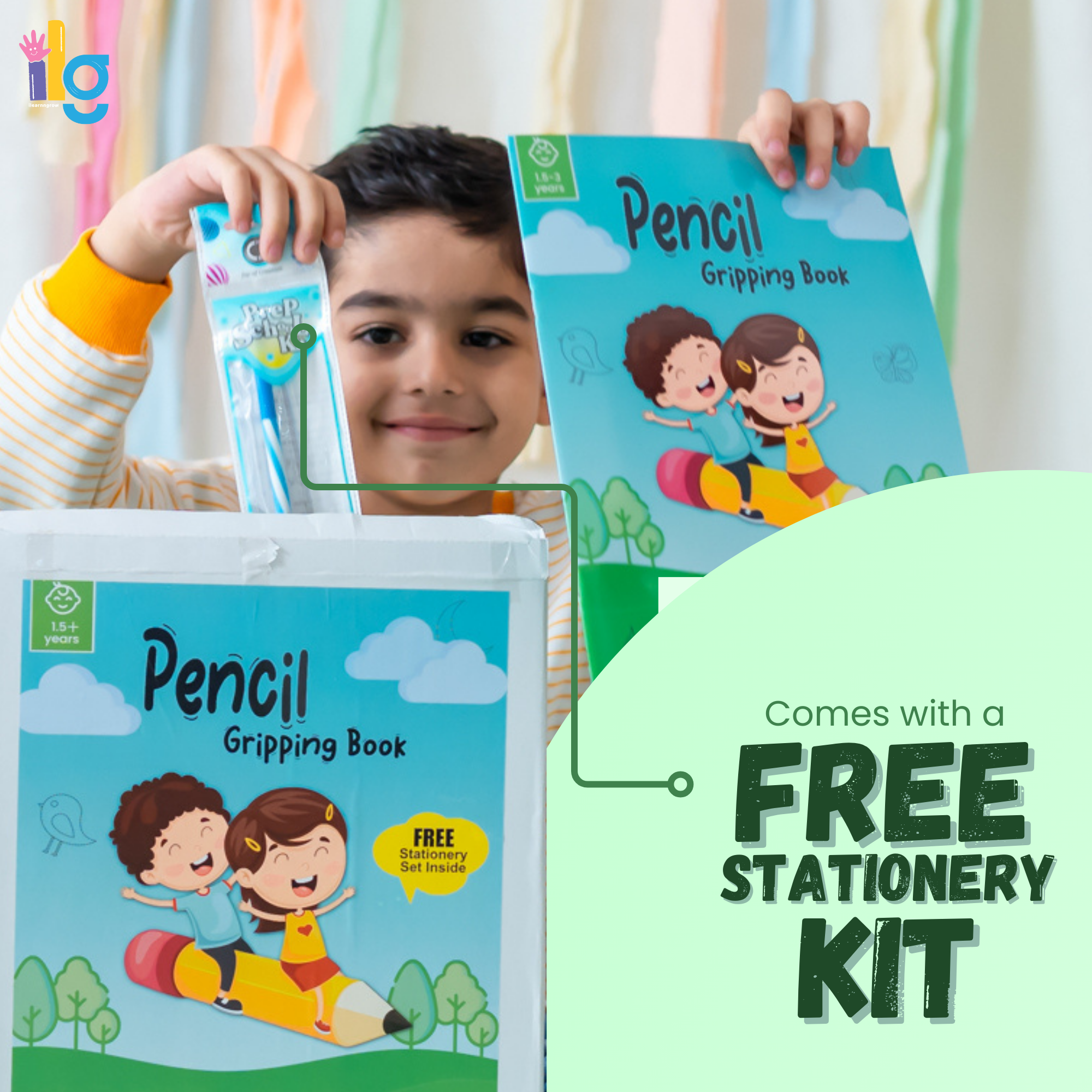 ilearnngrow Pencil gripping Workbook