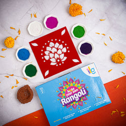 ilearnngrow Diwali DIY Rangoli Kit - Traditional Rangoli