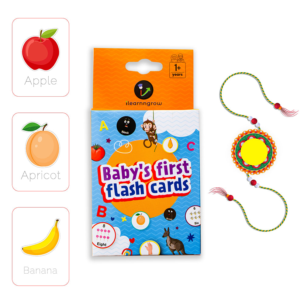 ilearnngrow Rakhi Hamper - Any Flash Card + DIY Rakhi