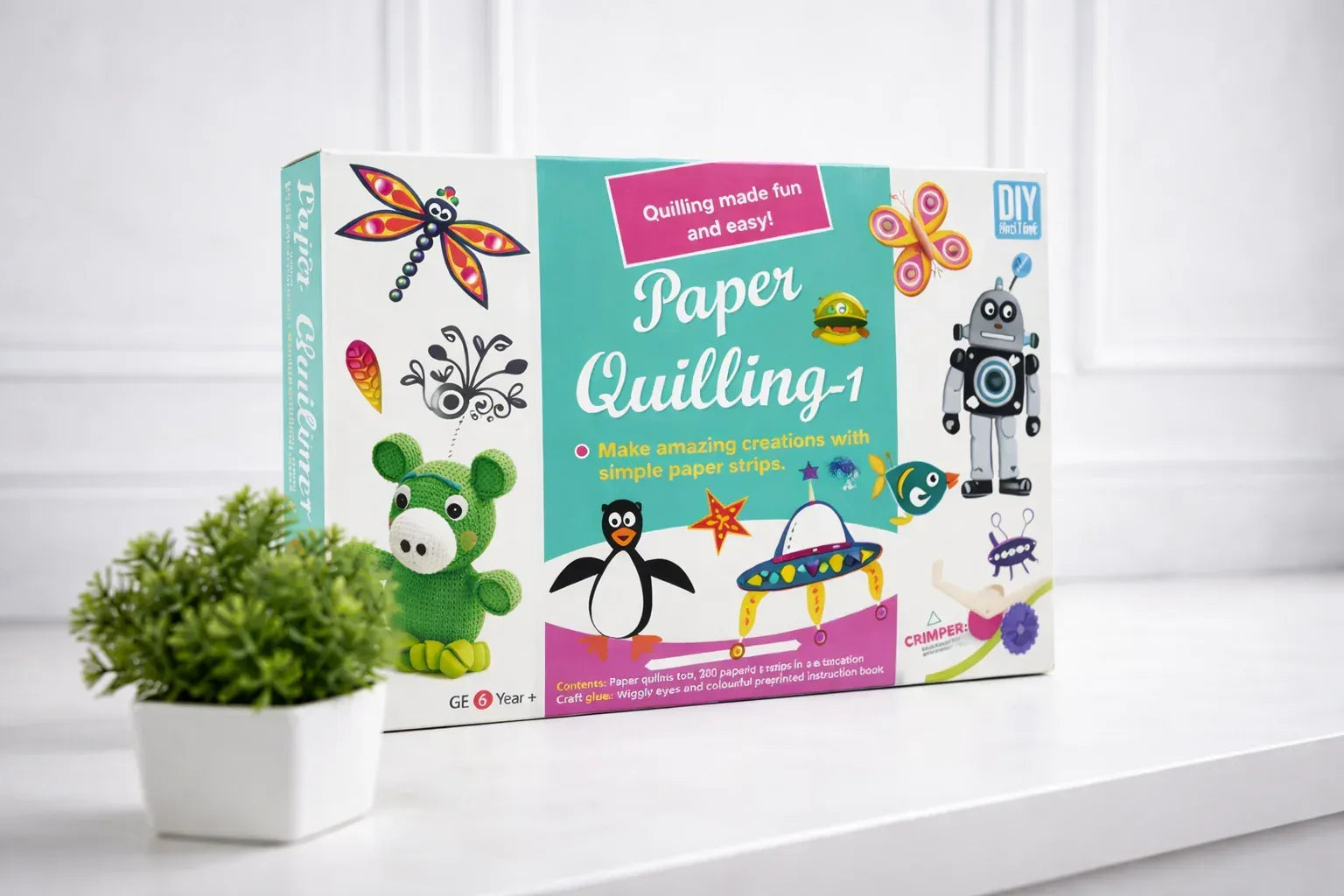 iLearnNGrow Mini Quilling Kit – Creative DIY Paper Quilling Set for Kids - ilearnngrow Learning Solutions Pvt Ltd