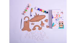 Teeny Tiny DIY Unicorn Name Plate & Door Knob Kit – Room Décor Craft Set for Kids | iLearnNGrow