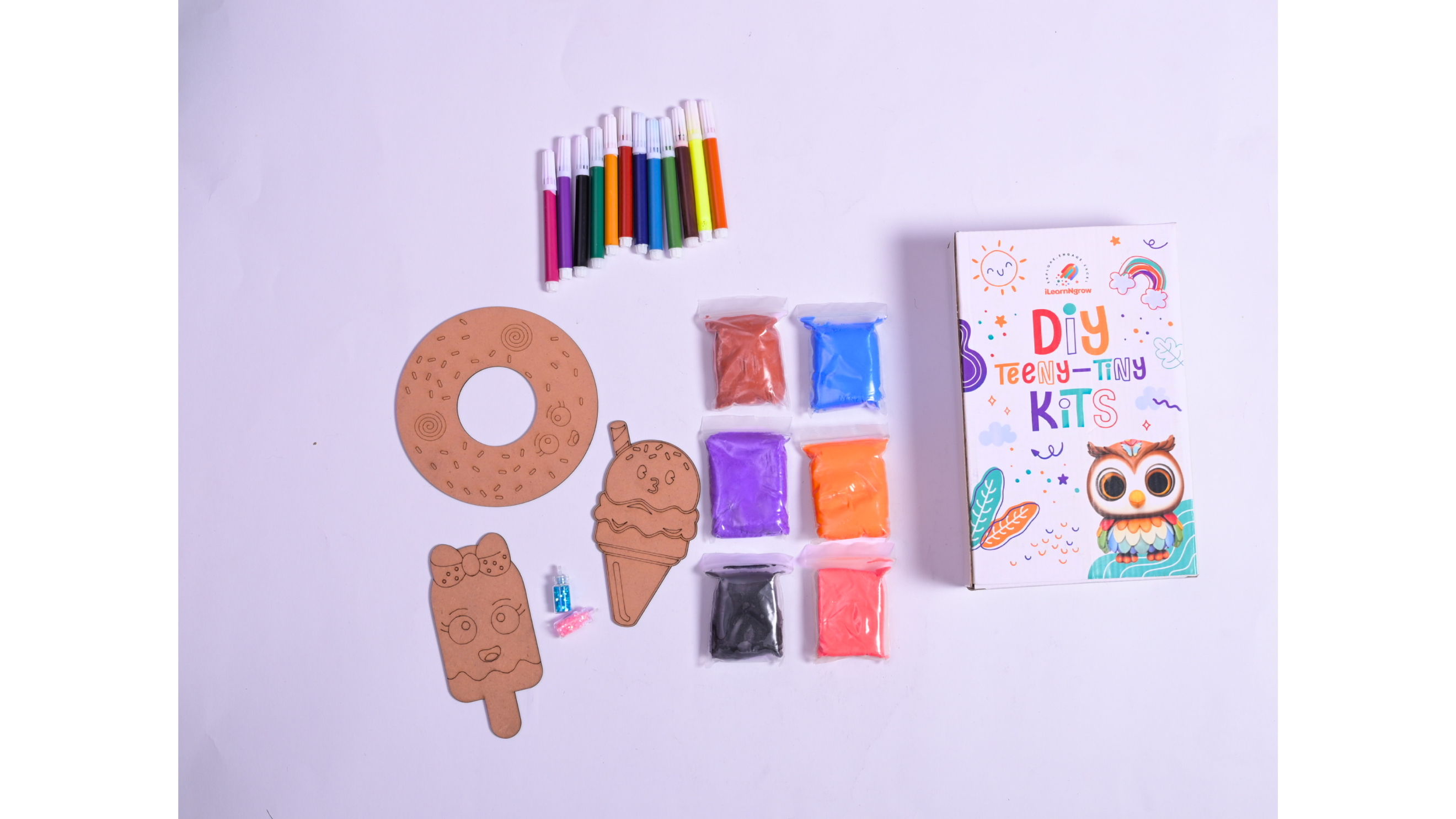 Teeny Tiny DIY Dessert Craft Kit – Paint & Decorate Sweet Treat Shapes | iLearnNGrow