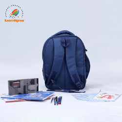Astronaut Space School Bag for Kids – Blue & Red Lightweight Shoulder Bag for Boys & Girls image 5