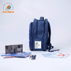 Astronaut Space School Bag for Kids – Blue & Red Lightweight Shoulder Bag for Boys & Girls image 6