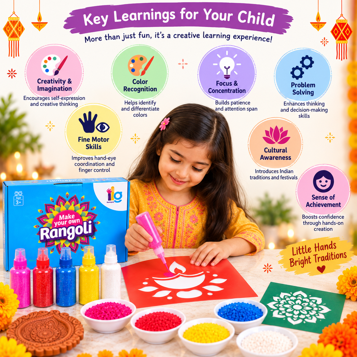 Diya Rangoli