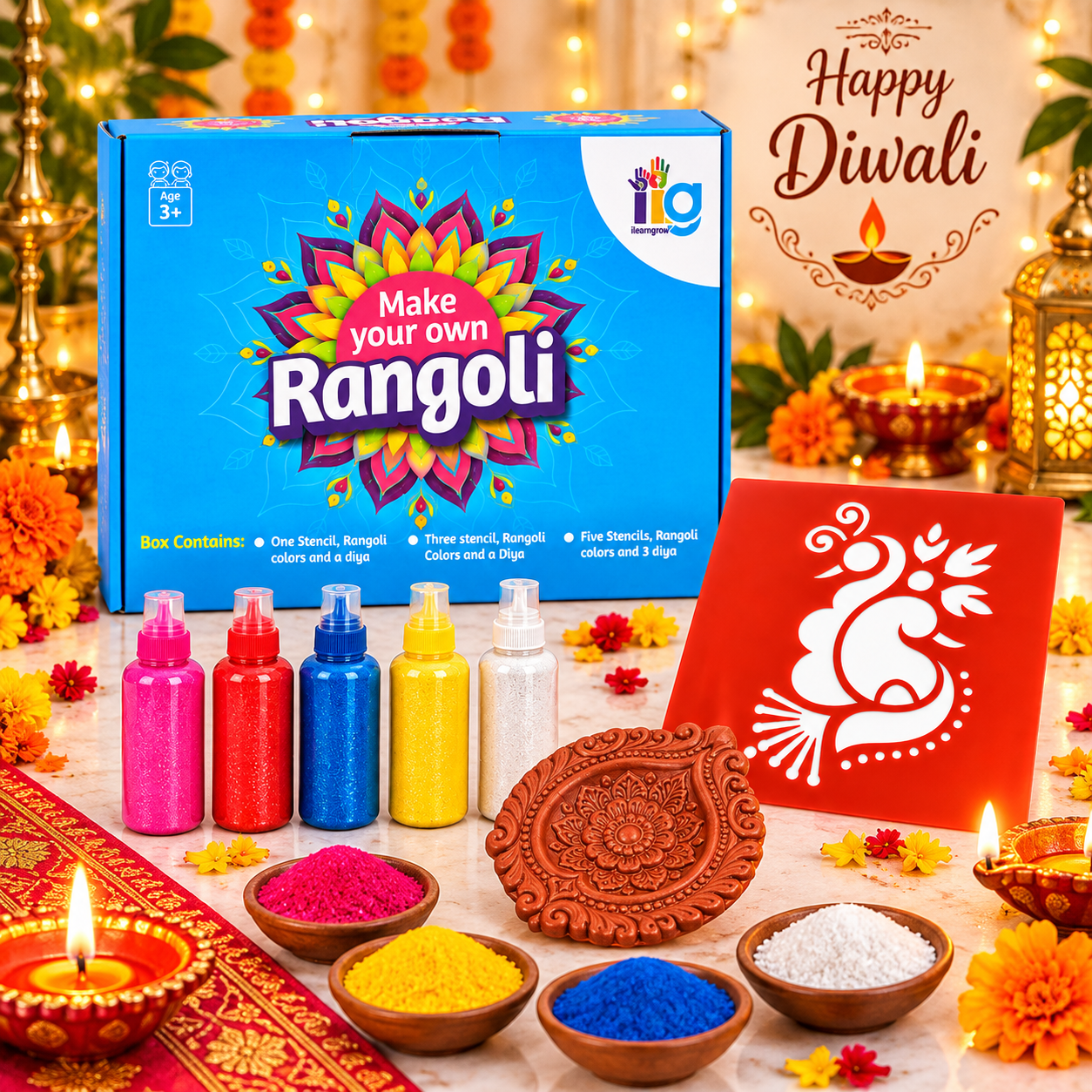 Peakock Rangoli