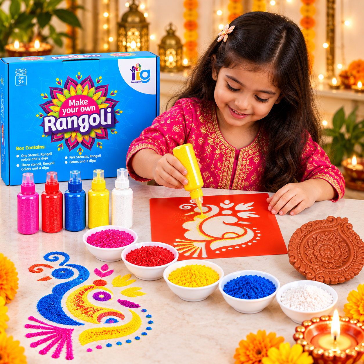 Peakock Rangoli