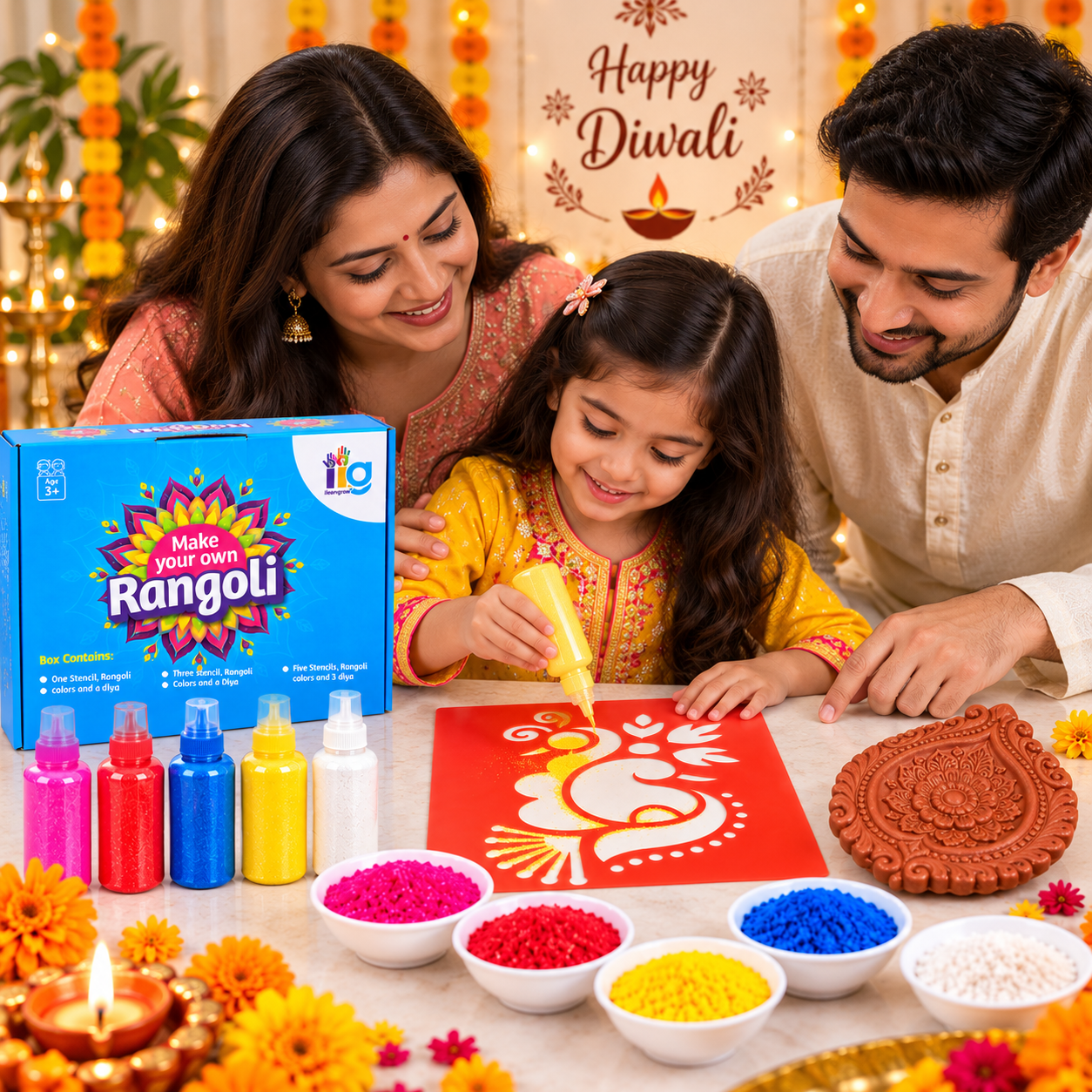 Peakock Rangoli