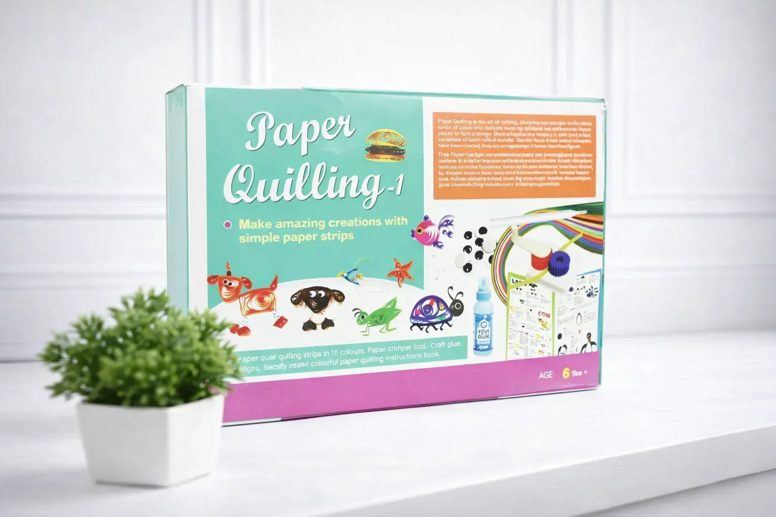 iLearnNGrow Mini Quilling Kit – Creative DIY Paper Quilling Set for Kids - ilearnngrow Learning Solutions Pvt Ltd