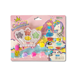 ilearnngrow Crown eyeshadow n nail art kit