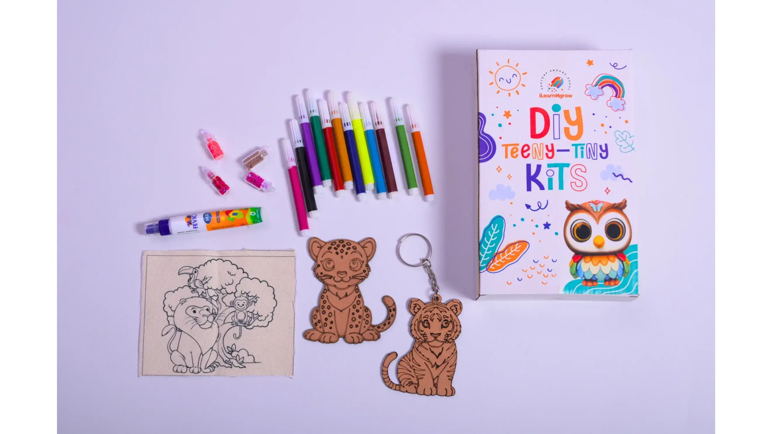 Best educational animal painting kit for kids gifting creative DIY art set for children