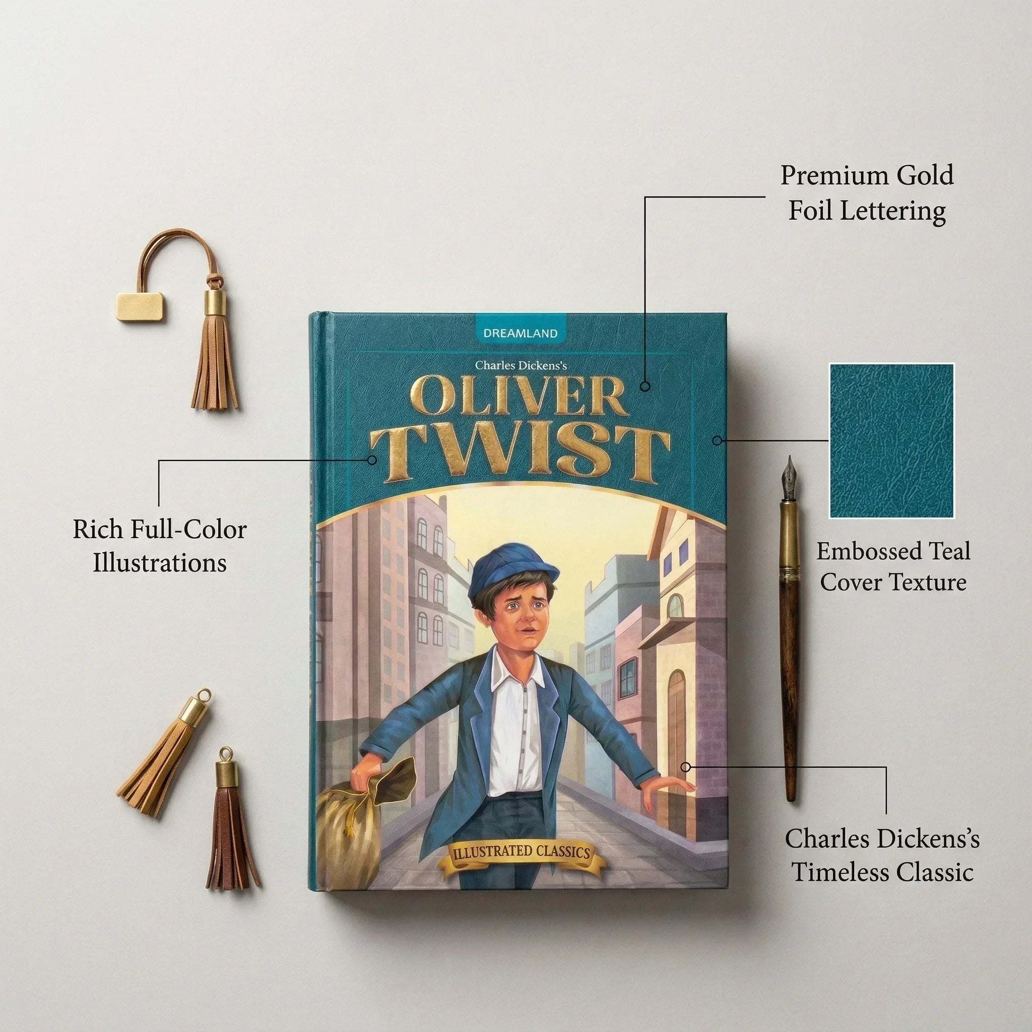 Oliver Twist Illustrated Classics for Children - ilearnngrow Learning Solutions Pvt Ltd
