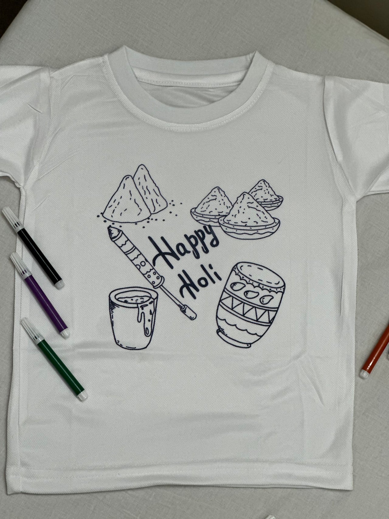 DIY Color Your Own Holi Tee