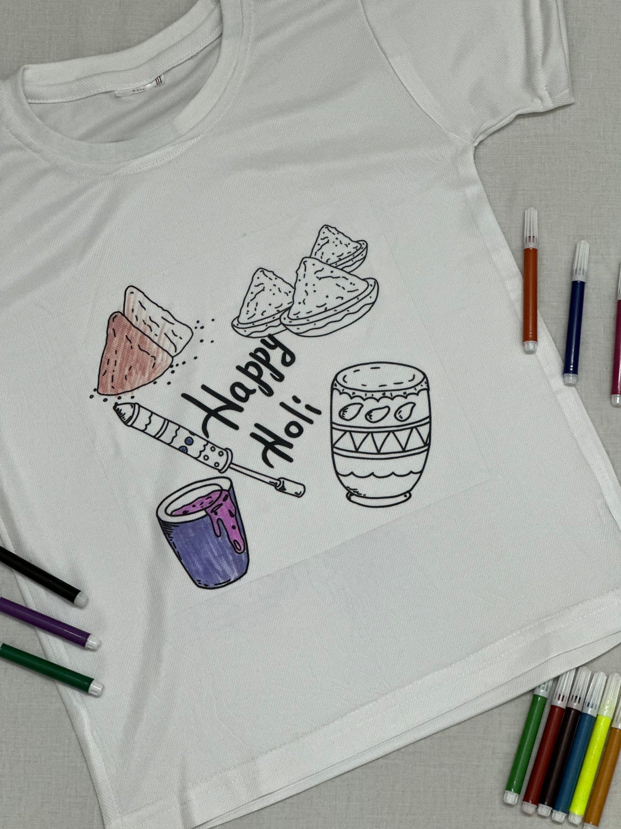 DIY Color Your Own Holi Tee