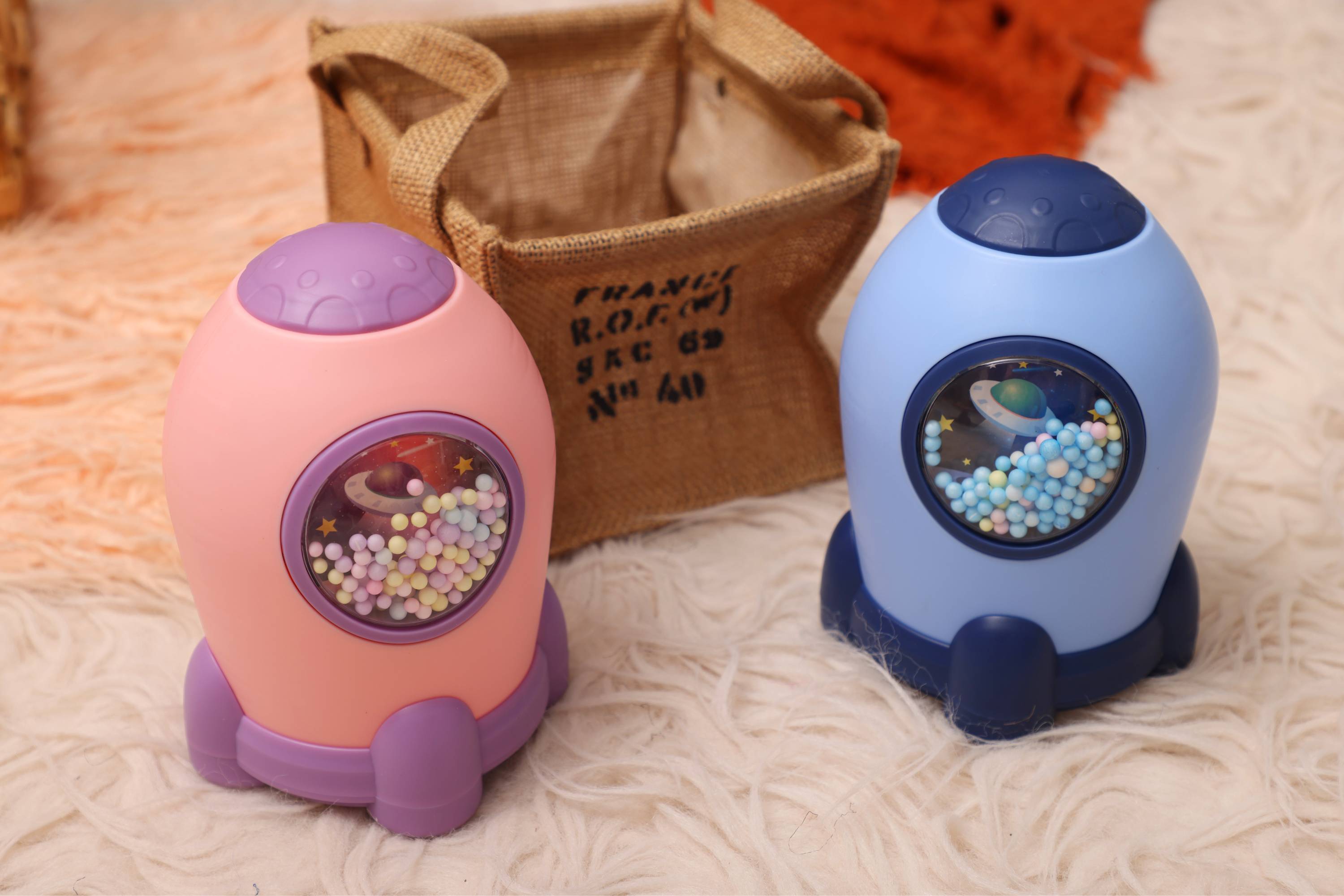 ilearnngrow Rocket Piggy Bank