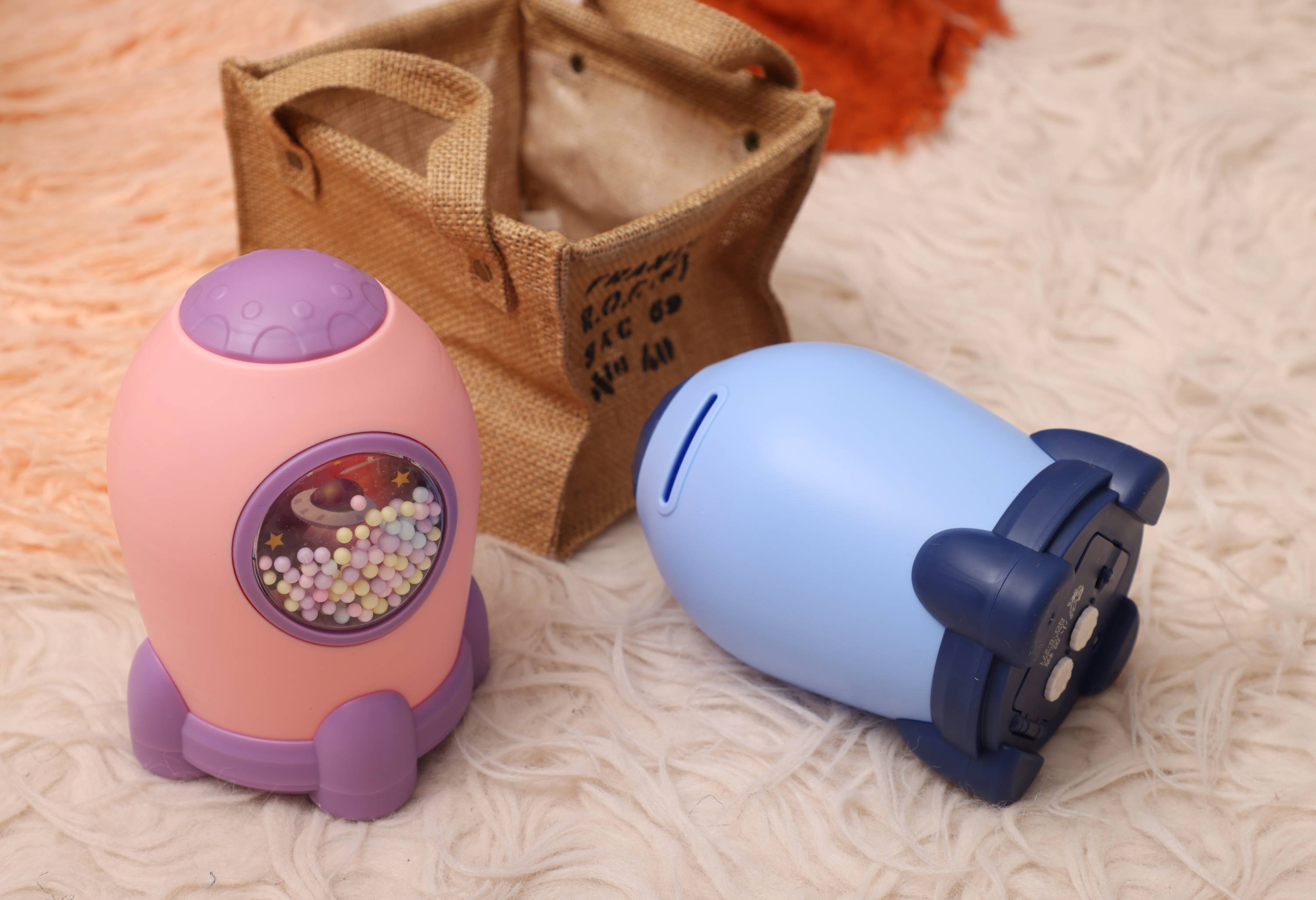 ilearnngrow Rocket Piggy Bank