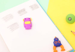 ilearnngrow Space Theme Eraser Set