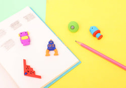 ilearnngrow Space Theme Eraser Set