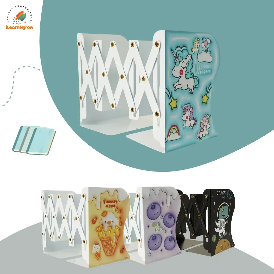 Kids Book Shelves & Book Reading Stand – Organize & Read | Early Learning Station - ilearnngrow Learning Solutions Pvt Ltd