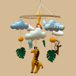 ilearnngrowBaby Safari Animals Cot Mobile