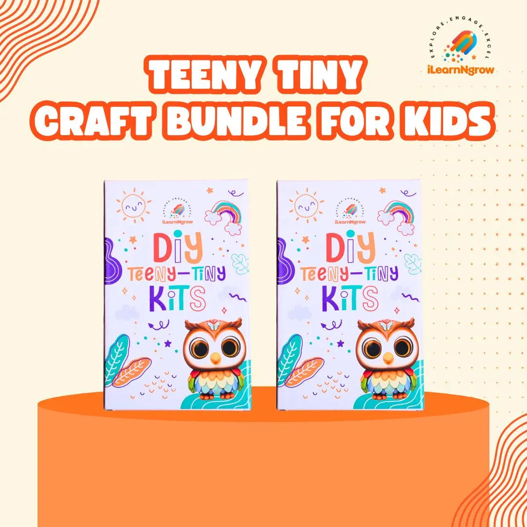 Teeny Tiny Space & Animal Craft Bundle for Kids 