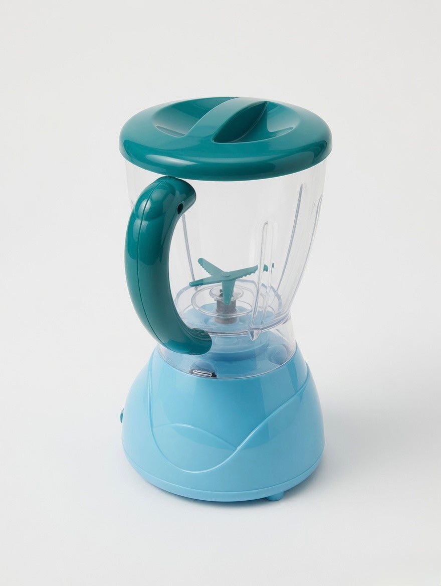 iLearnNGrow Pretend Play Juicer Mixer Toy for Kids | Rotating Blade with Sound Effects | Kitchen Appliance Role Play Toy for Boys & Girls 3+ Years