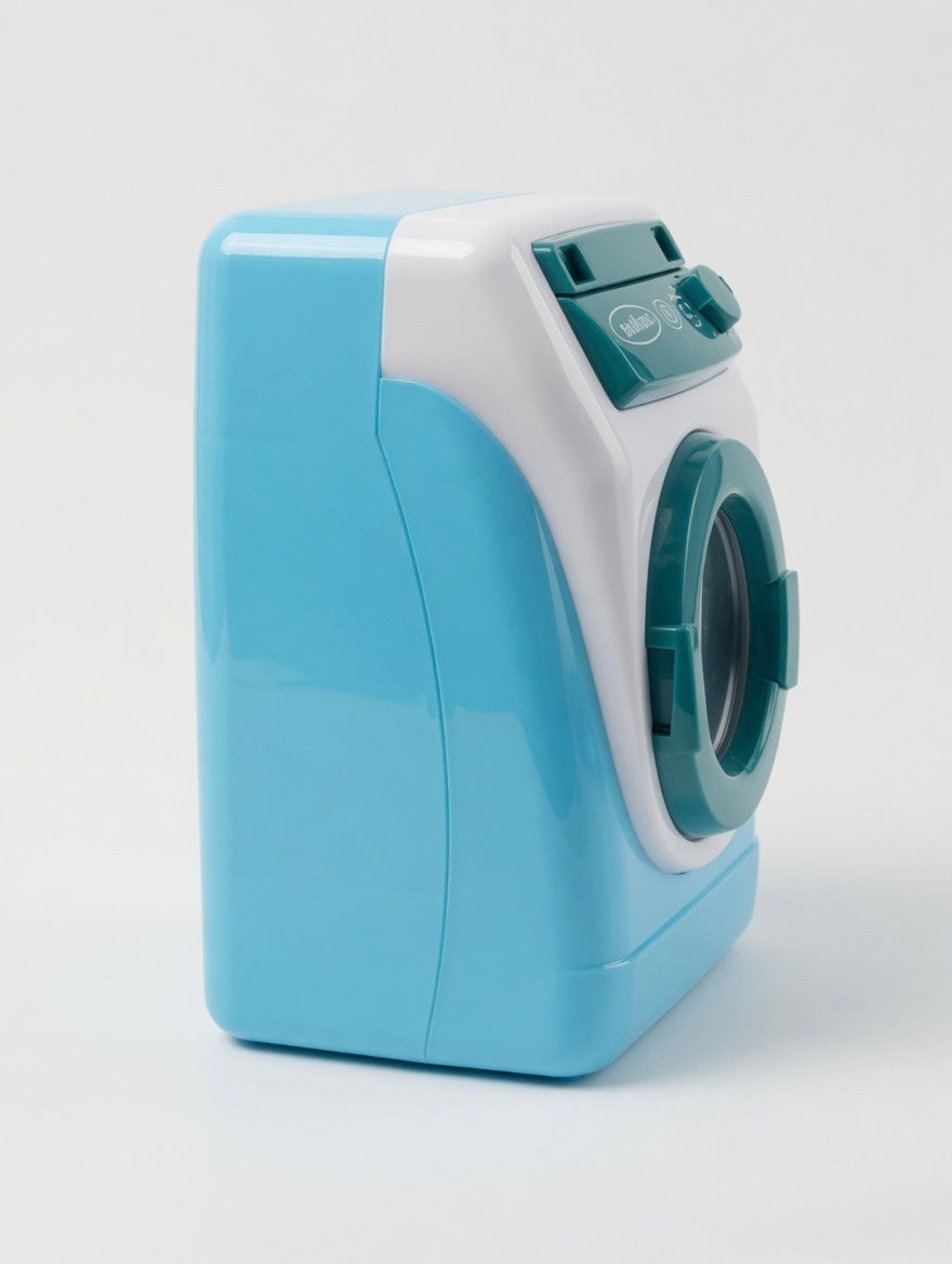 iLearnNGrow Pretend Play Washing Machine Toy for Kids | Light, Sound & Rotating Drum Effects | Interactive Household Appliance Role Play Toy for Boys & Girls 3+ Years