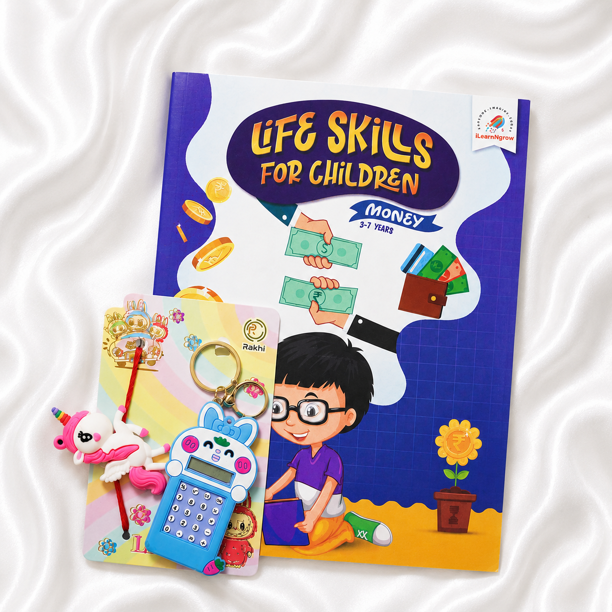 ilearnngrow Financial Literacy Rakhi Combo