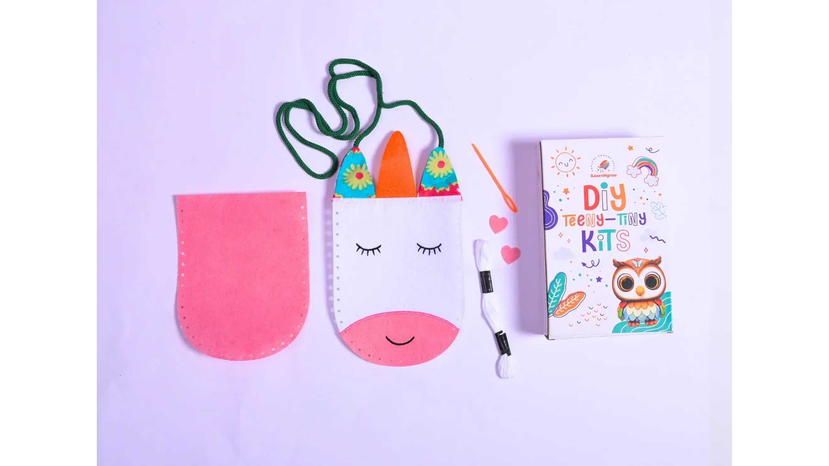 Easy sewing kit for kids unicorn theme beginner friendly craft kit