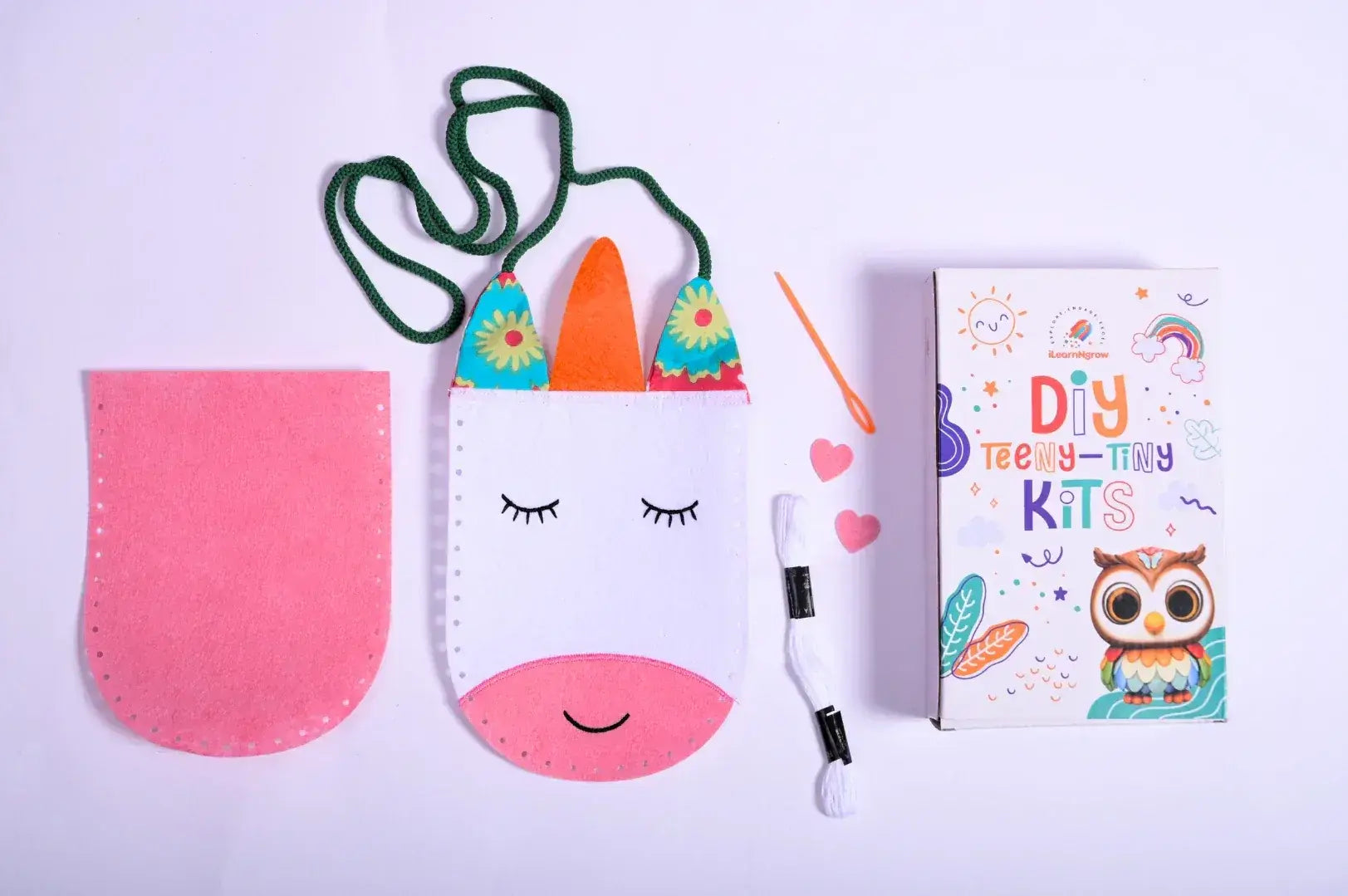 Beginner unicorn sewing kit for kids easy DIY craft activity