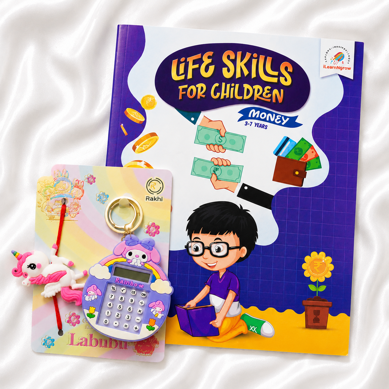 ilearnngrow Financial Literacy Rakhi Combo