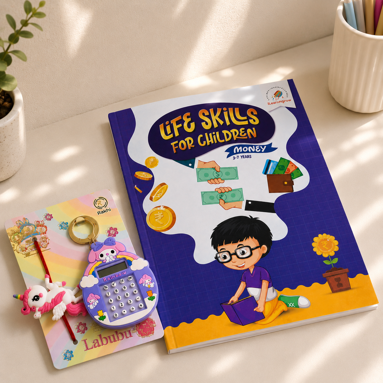 ilearnngrow Financial Literacy Rakhi Combo